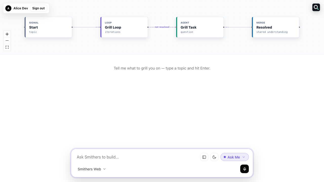 Ask-me interview